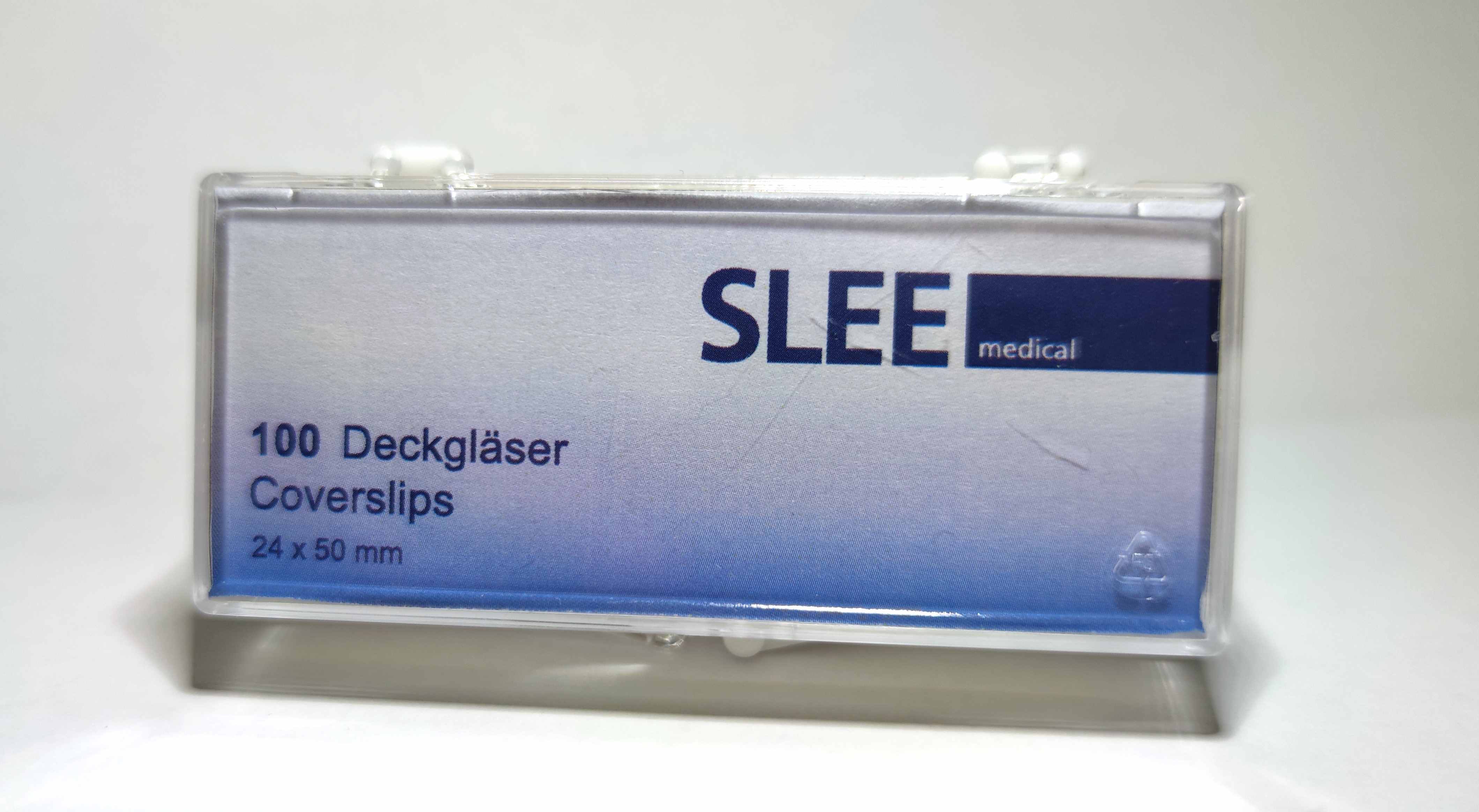 Покривні скельця Slee, 24 * 50 * 0,16 (мм), № 1.0